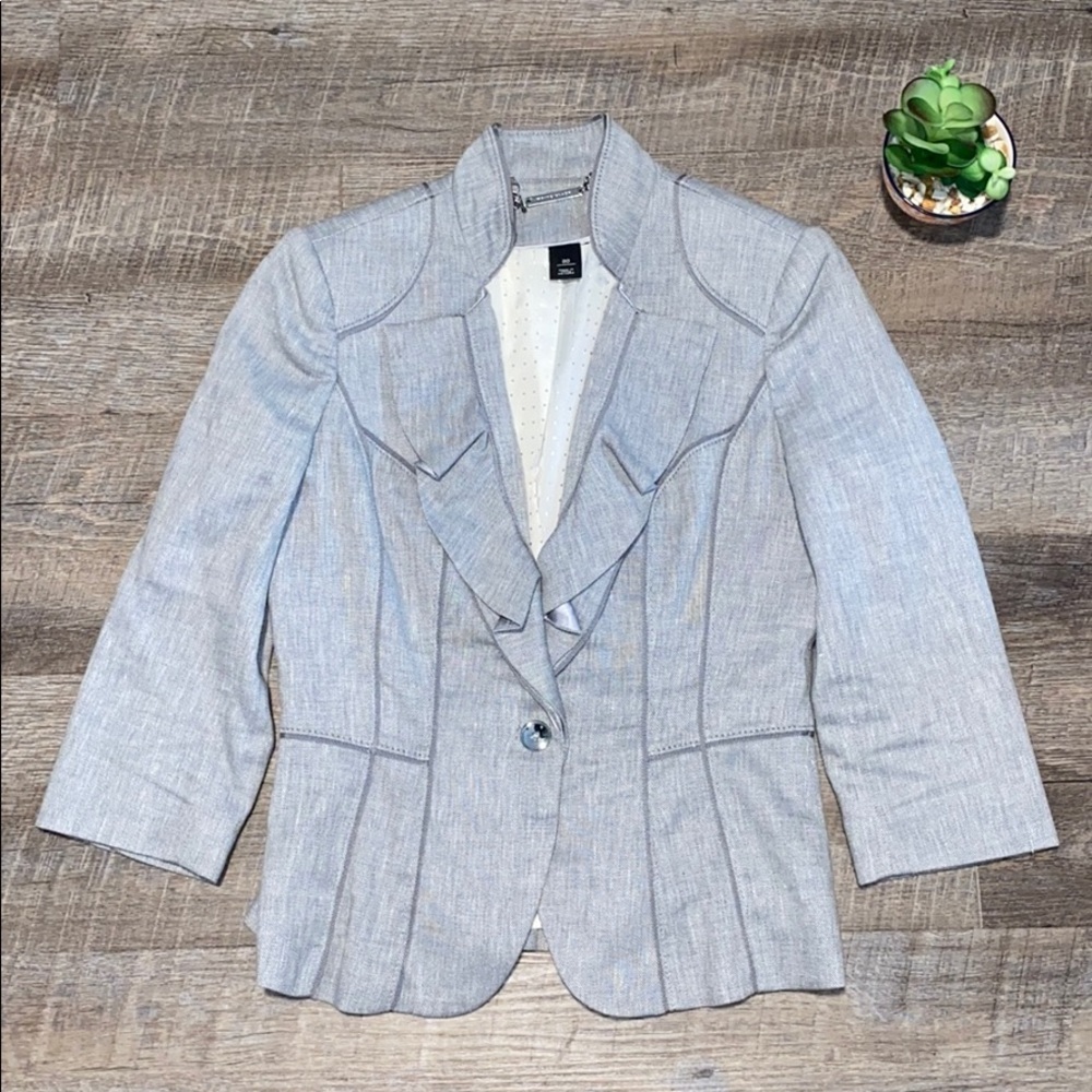 WHBM Gray Suit Jacket